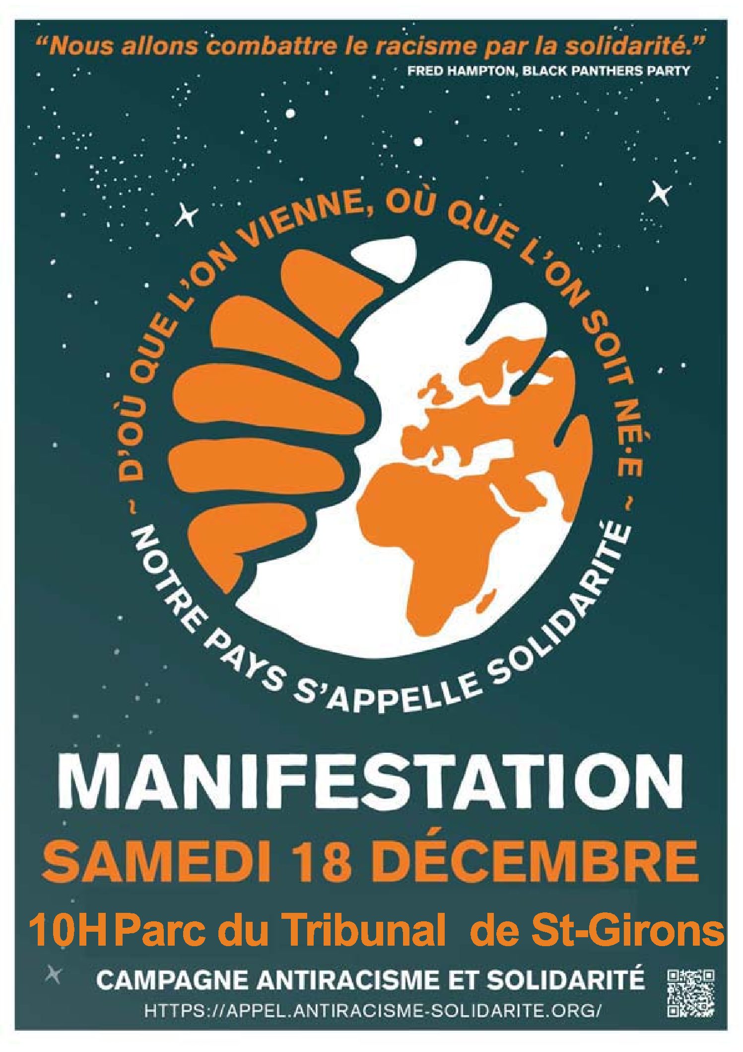 You are currently viewing Samedi 18 décembre l’Ariège se mobilise contre le racisme