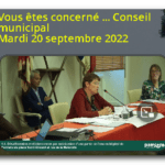 Conseil municipal de Pamiers 20-09-2022