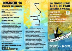 Lire la suite à propos de l’article STOP gravières, au fil de l’eau de l’Ariège à Toulouse