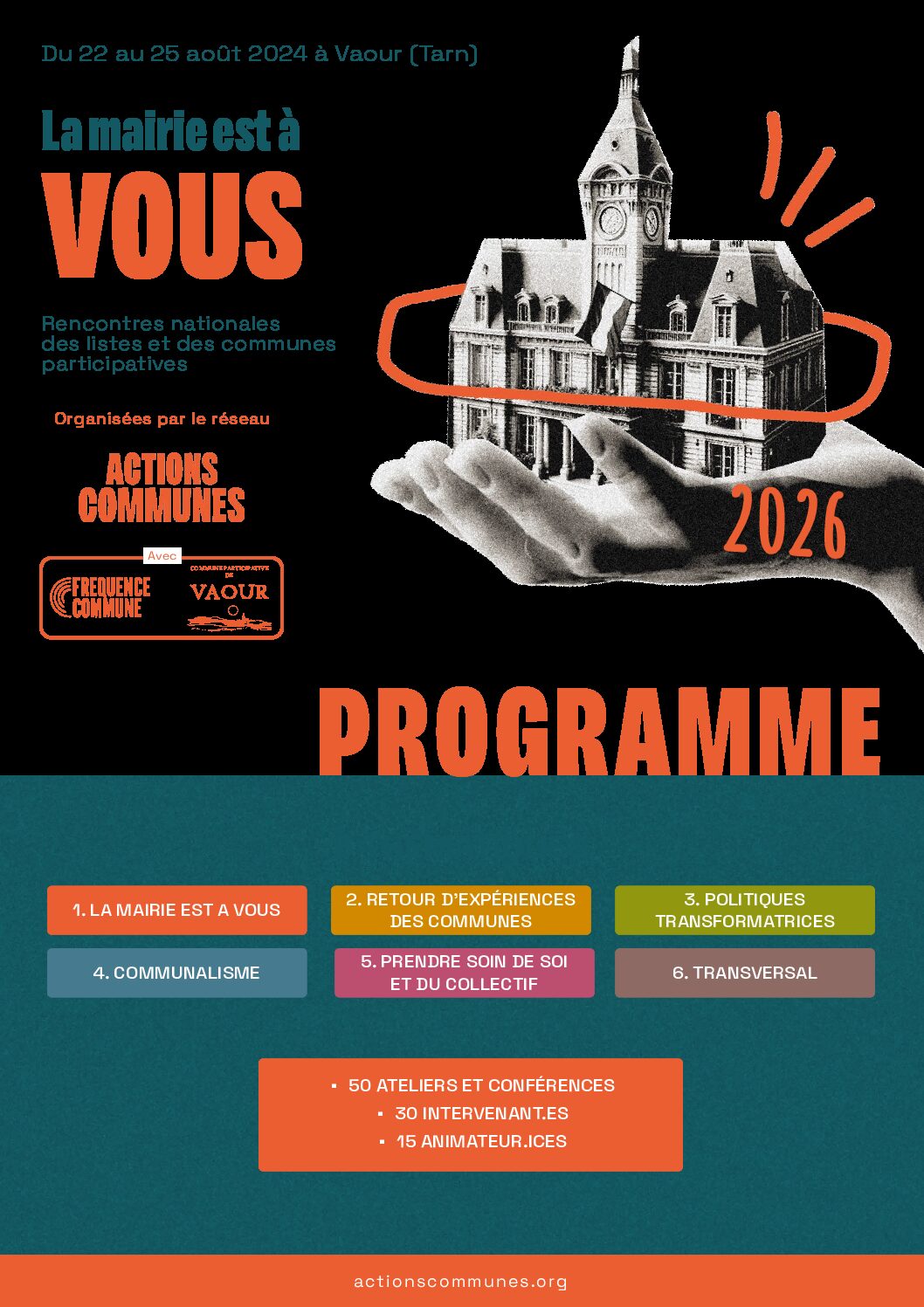 Lire la suite à propos de l’article Rencontres nationales des listes et communes participatives à Vaour