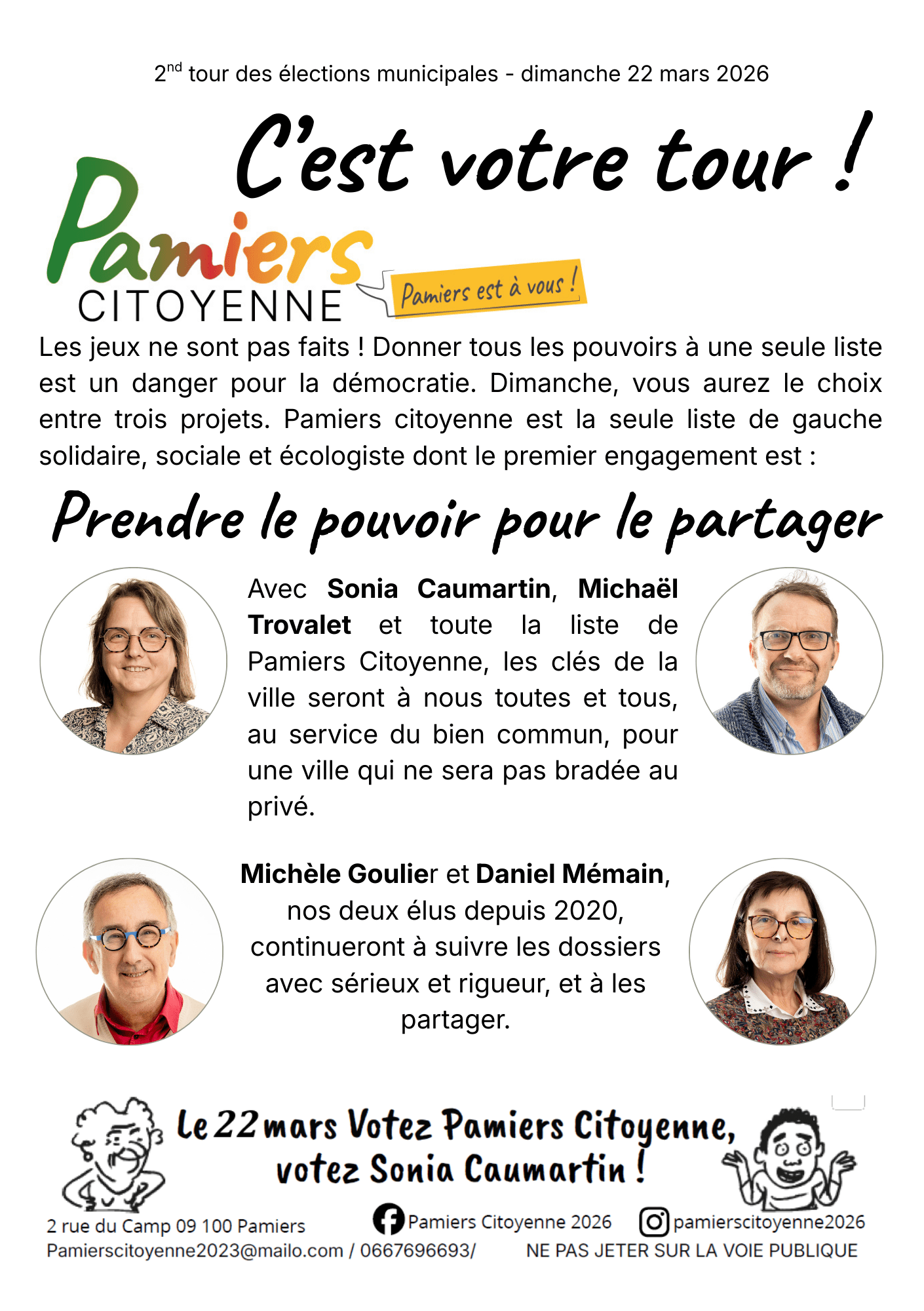 You are currently viewing C&rsquo;est votre tour!